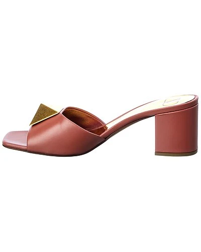 Valentino One Stud 60 Leather Sandal Women 4 Valentino One Stud 60 Leather Sandal Women - Image 2