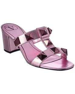 Valentino Roman Stud 60 Leather Sandal Women