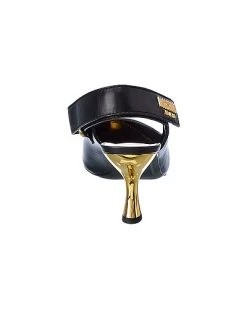 MOSCHINO Logo Leather Slingback Pump Women -Valentino shop 1313497462 RLLD 3