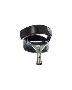 MOSCHINO Logo Leather Slingback Pump Women -Valentino shop 1313497463 RLLD 3