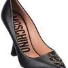 MOSCHINO Logo Leather Pump Women -Valentino shop 1313497465 RLLD 1