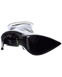 MOSCHINO Logo Patent Bootie Women -Valentino shop 1313497471 RLLD 4