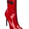 MOSCHINO Logo Patent Bootie Women -Valentino shop 1313497472 RLLD 1