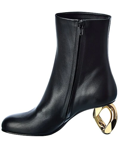 JW Anderson Chain Leather Bootie Women 4 JW Anderson Chain Leather Bootie Women - Image 2