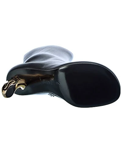 JW Anderson Chain Leather Bootie Women 6 JW Anderson Chain Leather Bootie Women - Image 4
