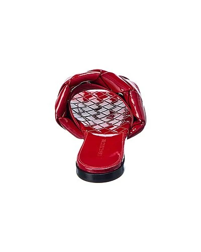 Bottega Veneta The Lido Intrecciato Patent Sandal Women 5 Bottega Veneta The Lido Intrecciato Patent Sandal Women - Image 3