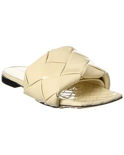 Bottega Veneta The Lido Intrecciato Patent Sandal Women