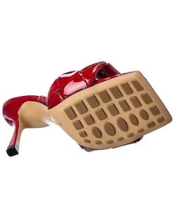 Bottega Veneta The Lido Intrecciato Patent Sandal Women -Valentino shop 1313499631 RLLD 4