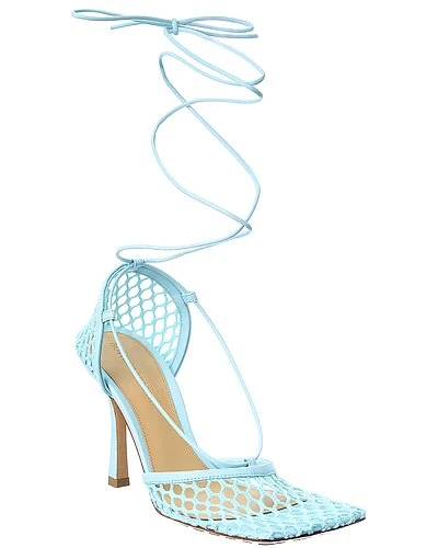 Bottega Veneta Stretch Leather Ankle Wrap Sandal Women 3 Bottega Veneta Stretch Leather Ankle Wrap Sandal Women