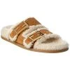 FENDI Feel Suede & Shearling Sandal Women 1 FENDI Feel Suede & Shearling Sandal Women -Valentino shop 1313500958 RLLD 1