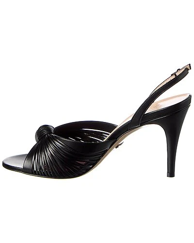 Gucci Crawford Leather Slingback Sandal Women 4 Gucci Crawford Leather Slingback Sandal Women - Image 2