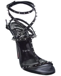 Valentino shop 8 Christian Louboutin Bombina Spikes 100 Leather Sandal Women