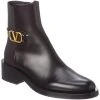 Valentino VLogo Leather Bootie Women 2 Valentino VLogo Leather Bootie Women -Valentino shop 1313502512 RLLD 1