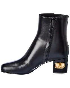Valentino VLogo 60 Leather Bootie Women -Valentino shop 1313502513 RLLD 2