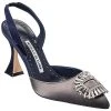 Manolo Blahnik Prietasli 90 Satin Slingback Pump Women -Valentino shop 1313505854 RLLD 1