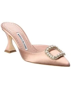 Manolo Blahnik Fabetamu 70 Satin Pump Women