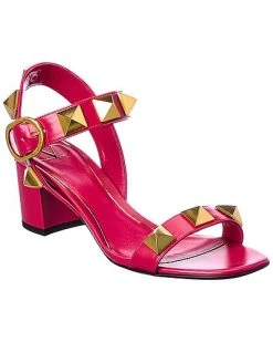 Valentino Roman Stud 60 Leather Sandal Women