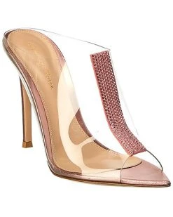 Gianvito Rossi Sigma 105 Vinyl & Leather Sandal Women