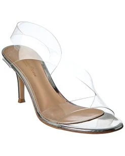 Gianvito Rossi Metropolis 70 Vinyl & Leather Sandal Women