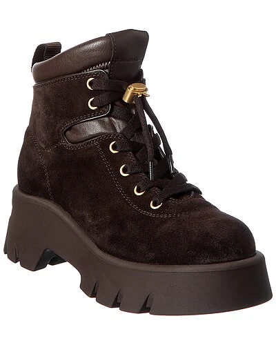 Gianvito Rossi Vancouver 20 Suede & Leather Bootie Women 3 Gianvito Rossi Vancouver 20 Suede & Leather Bootie Women