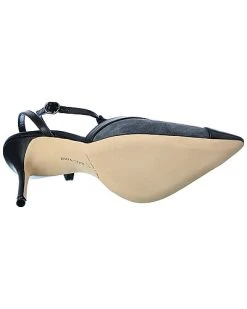 Manolo Blahnik Catillo 90 Suede & Leather Pump Women -Valentino shop 1313508407 RLLD 4