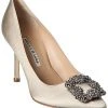 Manolo Blahnik Hangisi 90 Satin Pump Women -Valentino shop 1313508417 RLLD 1