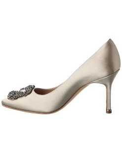 Manolo Blahnik Hangisi 90 Satin Pump Women 8 Manolo Blahnik Hangisi 90 Satin Pump Women -Valentino shop 1313508417 RLLD 2