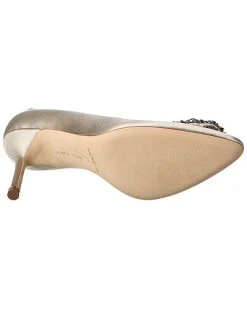 Manolo Blahnik Hangisi 90 Satin Pump Women 10 Manolo Blahnik Hangisi 90 Satin Pump Women -Valentino shop 1313508417 RLLD 4