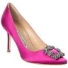 Manolo Blahnik Hangisi 90 Satin Pump Women -Valentino shop 1313508420 RLLD 1