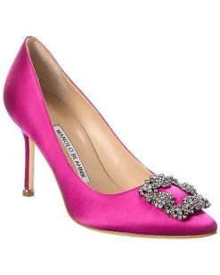 Manolo Blahnik Hangisi 90 Satin Pump Women