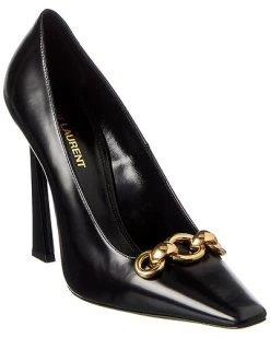 Saint Laurent Lvana 110 Leather Pump Women