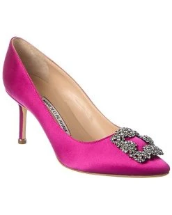 Manolo Blahnik Hangisi 70 Satin Pump Women