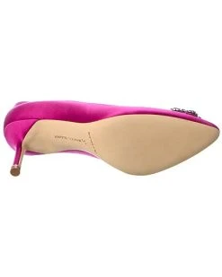 Manolo Blahnik Hangisi 70 Satin Pump Women -Valentino shop 1313513151 RLLD 4