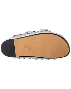 Isabel Marant Lennyo Leather & Shearling Sandal Women -Valentino shop 1313513553 RLLD 4