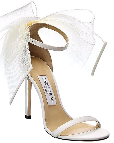 Jimmy Choo Aveline 100 Grosgrain Sandal Women 3 Jimmy Choo Aveline 100 Grosgrain Sandal Women