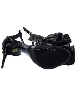 Dolce & Gabbana Ruched Leather Sandal Women -Valentino shop 1313523192 RLLD 4