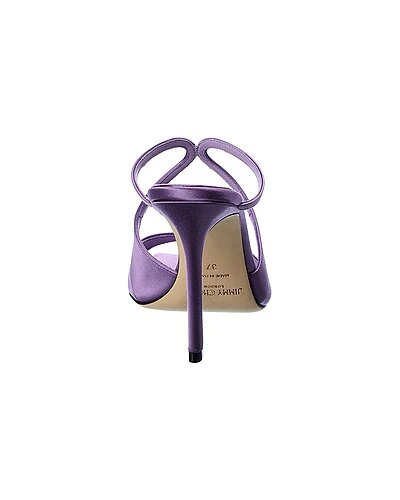 Jimmy Choo Anise 95 Satin Sandal Women 5 Jimmy Choo Anise 95 Satin Sandal Women - Image 3