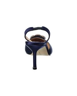 Manolo Blahnik Hangisisli 70 Satin Slingback Pump Women 9 Manolo Blahnik Hangisisli 70 Satin Slingback Pump Women -Valentino shop 1313523337 RLLD 3