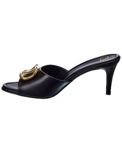 Valentino VLogo 70 Leather Sandal Women -Valentino shop 1313524773 RLLD 2