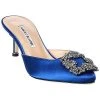 Manolo Blahnik Hangisimu 50 Satin Pump Women -Valentino shop 1313526088 RLLD 1