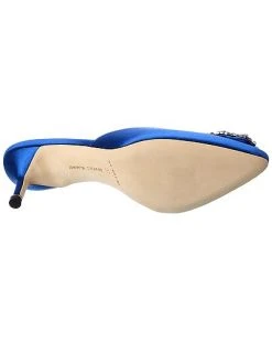 Manolo Blahnik Hangisimu 50 Satin Pump Women -Valentino shop 1313526088 RLLD 4