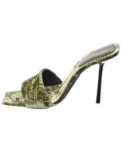 Saint Laurent Baliqua 105 Velvet Sandal Women -Valentino shop 1313531218 RLLD 2