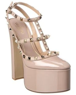 Valentino Rockstud 155 Patent Platform Pump Women