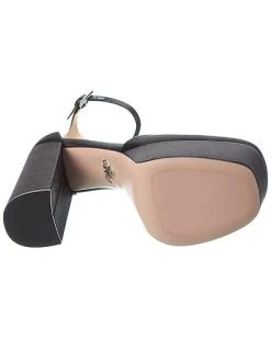 Prada Logo Satin Platform Pump Women -Valentino shop 1313531776 RLLD 4