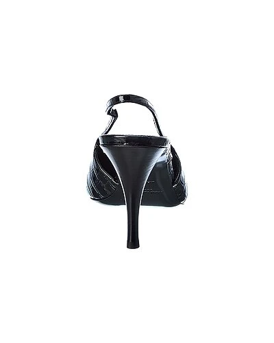 Saint Laurent Tom 90 Croc-Embossed Leather Slingback Pump Women 5 Saint Laurent Tom 90 Croc-Embossed Leather Slingback Pump Women - Image 3