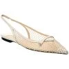 Jimmy Choo Amita Mesh & Leather Slingback Flat Women -Valentino shop 1313533444 RLLD 1