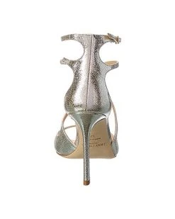 Jimmy Choo Azia 95 Glitter Leather Sandal Women -Valentino shop 1313533521 RLLD 3