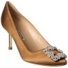 Manolo Blahnik Hangisi 70 Satin Pump Women -Valentino shop 1313533531 RLLD 1