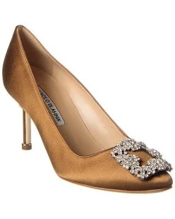 Manolo Blahnik Hangisi 70 Satin Pump Women