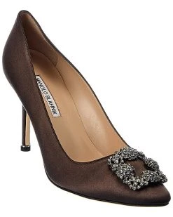 Manolo Blahnik Hangisi 90 Satin Pump Women
